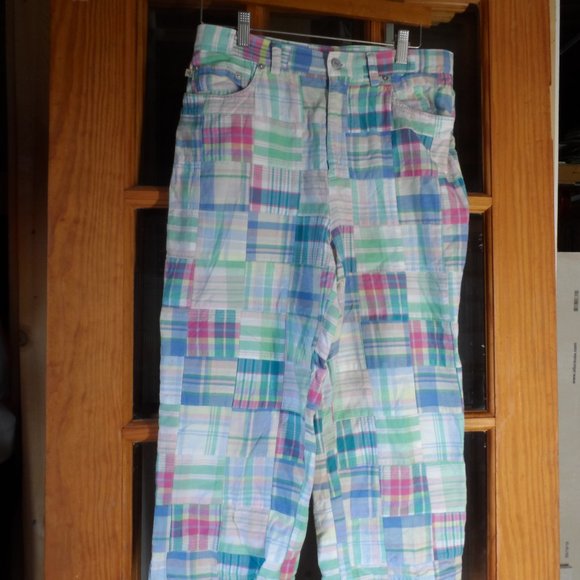 Ralph Lauren Patchwork Capris Size 